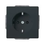 Busch-Jaeger 2CKA002013A5265 SCHUKO® Steckdosen-Einsatz Safety+ anthrazit - Plattform 63 