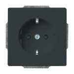 Busch-Jaeger 2CKA002013A5474 SCHUKO® Steckdosen-Einsatz Safety+ mit Schraubklemmen anthrazit - Plattform 63 