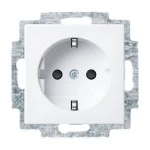 Busch-Jaeger 2CKA002013A5483 SCHUKO® Steckdosen-Einsatz Safety+ mit Schraubklemmen alpinweiß - 