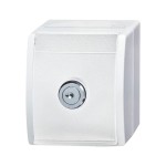 Busch-Jaeger 2CKA002083A0832 SCHUKO® Steckdose mit Klappdeckel und abschließbar, verschieden schließend 16 A 