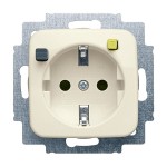 Busch-Jaeger 2CKA003116A0659 FI-SCHUKOMAT SCHUKO® Steckdosen-Einsatz mit Fehlerstrom-Schutzschalter 