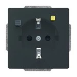 Busch-Jaeger 2CKA003116A0667 FI-SCHUKOMAT SCHUKO® Steckdosen-Einsatz Safety+ anthrazit - Plattform 63 