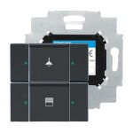 Busch-Jaeger 2CKA006116A0182 Bedienelement, 2-fach, mit beiliegendem Busankoppler 