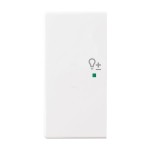 Busch-Jaeger 2CKA006220A0061 Wippe 2-fach links, mit Symbol Dimmer 