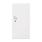 Busch-Jaeger 2CKA006220A0255 Wippe 2-fach rechts, mit Symbol Dimmer 