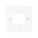 Busch-Jaeger 2CKA006430A0450 Zentralscheibe mit Aufdruck Symbole Pfeile und OK für Zeitschaltuhr 