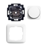 Busch-Jaeger 2CKA006512A0348 Busch-Drehdimmer LED, Komplettset mit Glimmlampe alpinweiß - Reflex SI 