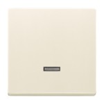 Busch-Jaeger 2CKA006599A2831 Bedienelement für Schalter/Dimmer Einzeltaster mit Glimmlampe elfenbeinweiß - 