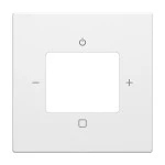 Busch-Jaeger 2CKA008200A0254 Zentralscheibe mit Aufdruck Busch-Radio studioweiß - Plattform 63 