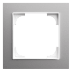 Busch-Jaeger 2CLA897100A1758 Abdeckrahmen 1-fach alusilber - Busch-art linear® 