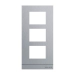 Busch-Jaeger 2TMA130160X0062 Frontplatte Audio, 1/3, edelstahl 