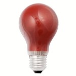 Scharnberger + Hasenbein 40240 farbige Glühlampe E27 AGL 15 Watt rot 