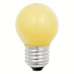 Scharnberger + Hasenbein 40277 farbige Glühlampe E27 Tropfen 25 Watt gelb 