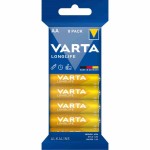 Varta 4106 Batterie Longlife AA Mignon LR6 Al-Mn 8 Stück 