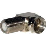 Kreiling F 04 F-Winkelstück Metall Stecker-Buchse 10 Stück 