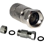 Kreiling F 7 TWGG Metall-Aufdrehstecker 7mm wasserdicht 5 Stück 