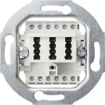 GIRA 003202 TAE-Anschlussdose TAE 2 x 6/6 NFF Einsatz Weiß 