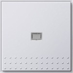 Gira 013666 Tast-Kontrollschalter 10AX 250V mit Wippe Universal-Aus-Wechselschalter Reinweiß 