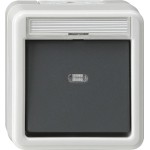 Gira 015230 Wipptaster 10AX 250V mit Beschriftungsfeld Schließer 1-polig mit sep 