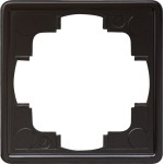 Gira 021147 Rahmen S-Color Schwarz 1-fach 