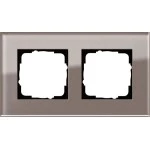 GIRA 0212122 Abdeckrahmen 2f Gira Esprit G Umbra 