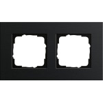 GIRA 0212126 Abdeckrahmen 2f Gira Esprit Alum.Schwarz(elox.) 