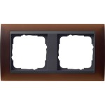 GIRA 021213 Abdeckrahmen 2f Zwischenr. AN Gira Event Opak Dklbraun 
