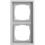 Gira 0212176 Abdeckrahmen 2f F100 Grau matt lackiert 