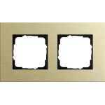 GIRA 0212217 Abdeckrahmen 2f Gira Esprit Alum.Hellgold(elox.) 