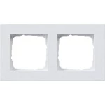 GIRA 0212295 Abdeckrahmen 2f flach Gira E2 Reinweiß 