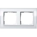 GIRA 0212723 Abdeckrahmen 2f Zwischenr. RW Gira Event Klar Weiß 