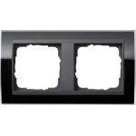 GIRA 0212738 Abdeckrahmen 2f Zwischenr. AN Gira Event Klar Schwarz 