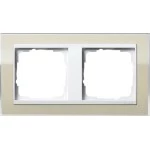 GIRA 0212773 Abdeckrahmen 2f Zwischenr. RW Gira Event Klar Sand 