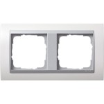 GIRA 0212806 Abdeckrahmen 2f Zwischenr. F Alu Gira Event Reinweiß 