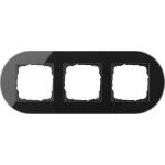GIRA 0213135 Abdeckrahmen 3f Gira Studio G Schwarz 