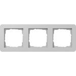 GIRA 0213154 Abdeckrahmen 3f Gira E1 Grau m 