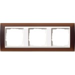 GIRA 0213331 Abdeckrahmen 3f Zwischenr. RW Gira Event Opak Dklbraun 