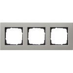 GIRA 0213335 Abdeckrahmen 3f flach Gira E2 Edelstahl 