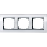 GIRA 0213726 Abdeckrahmen 3f Zwischenr. F Alu Gira Event Klar Weiß 
