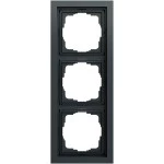 Gira 0213735 Abdeckrahmen 3f flach F200 Anthrazit lackiert 