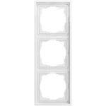Gira 021380 Abdeckrahmen 3f F300 Reinweiß 
