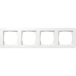 GIRA 0214150 Abdeckrahmen 4f Gira E1 Reinweiß 