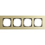 GIRA 0214217 Abdeckrahmen 4f Gira Esprit Alum.Hellgold(elox.) 