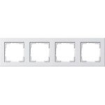 GIRA 021422 Abdeckrahmen 4f Gira E2 Reinweiß m 