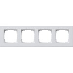 GIRA 0214295 Abdeckrahmen 4f flach Gira E2 Reinweiß 