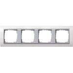 GIRA 021471 Abdeckrahmen 4f Zwischenr. F Alu Gira Event Reinweiß m 