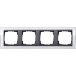 GIRA 0214728 Abdeckrahmen 4f Zwischenr. AN Gira Event Klar Weiß 