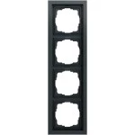 Gira 021473 Abdeckrahmen 4f F200 Anthrazit lackiert 