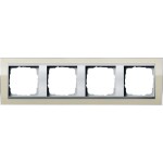 GIRA 0214776 Abdeckrahmen 4f Zwischenr. F Alu Gira Event Klar Sand 