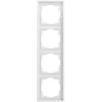 Gira 021480 Abdeckrahmen 4f F300 Reinweiß 